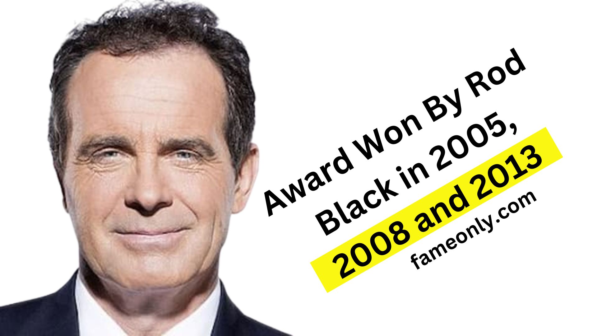 Award Won By Rod Black in 2005, 2008 and 2013